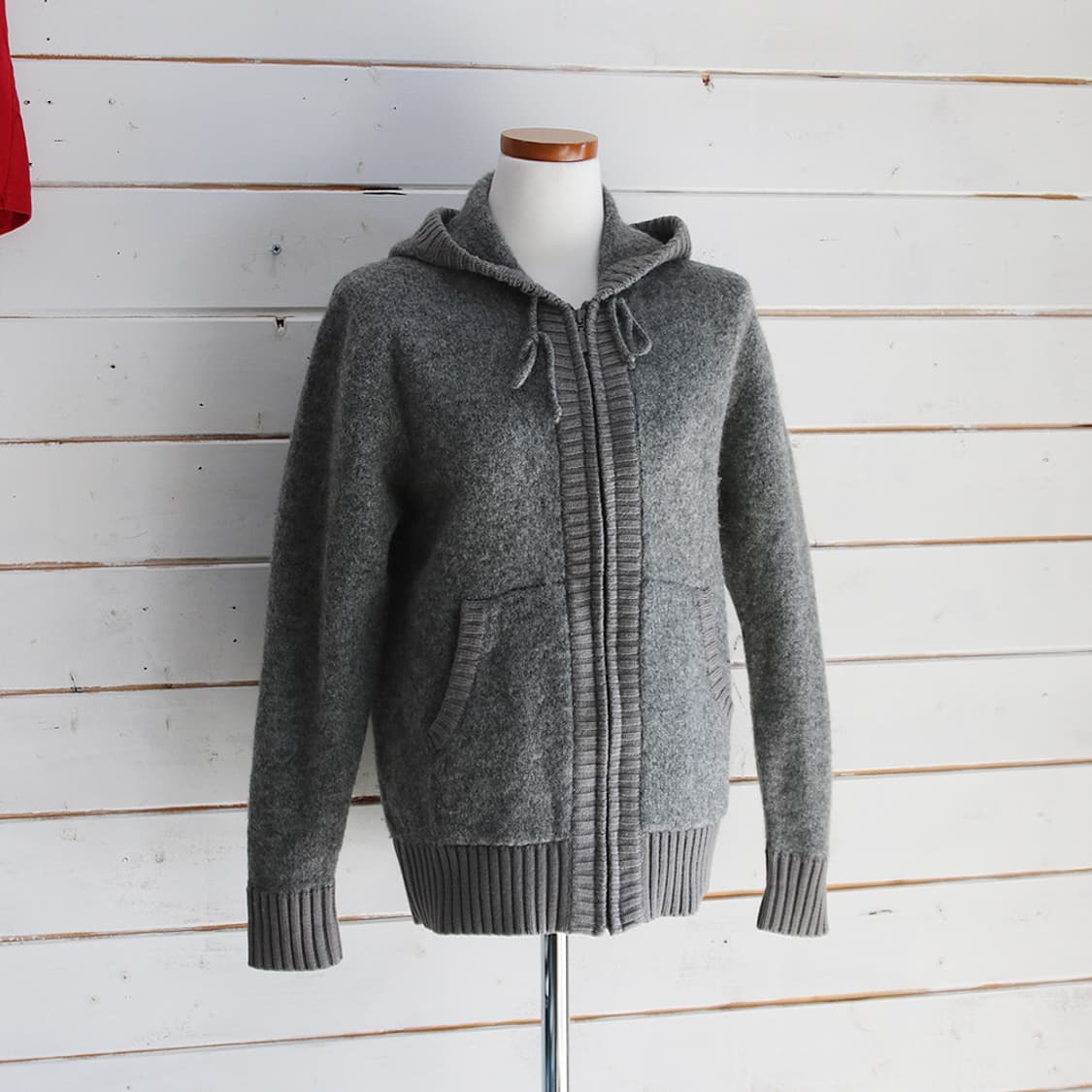 Toroppo 니트 후드 집업 (여성용) 상품이미지1