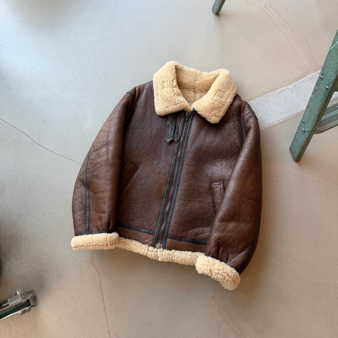 B-3 sheepsikn 무스탕 자켓 상품이미지1