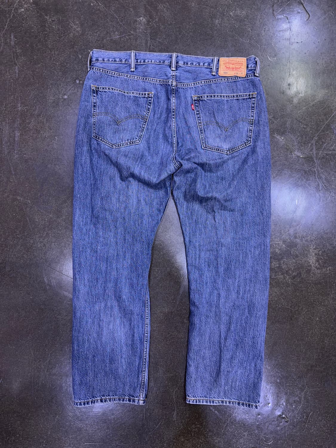 리바이스 00's 505 레귤러 스트레이트핏 빈티지 워싱 데님팬츠 38 상품이미지2