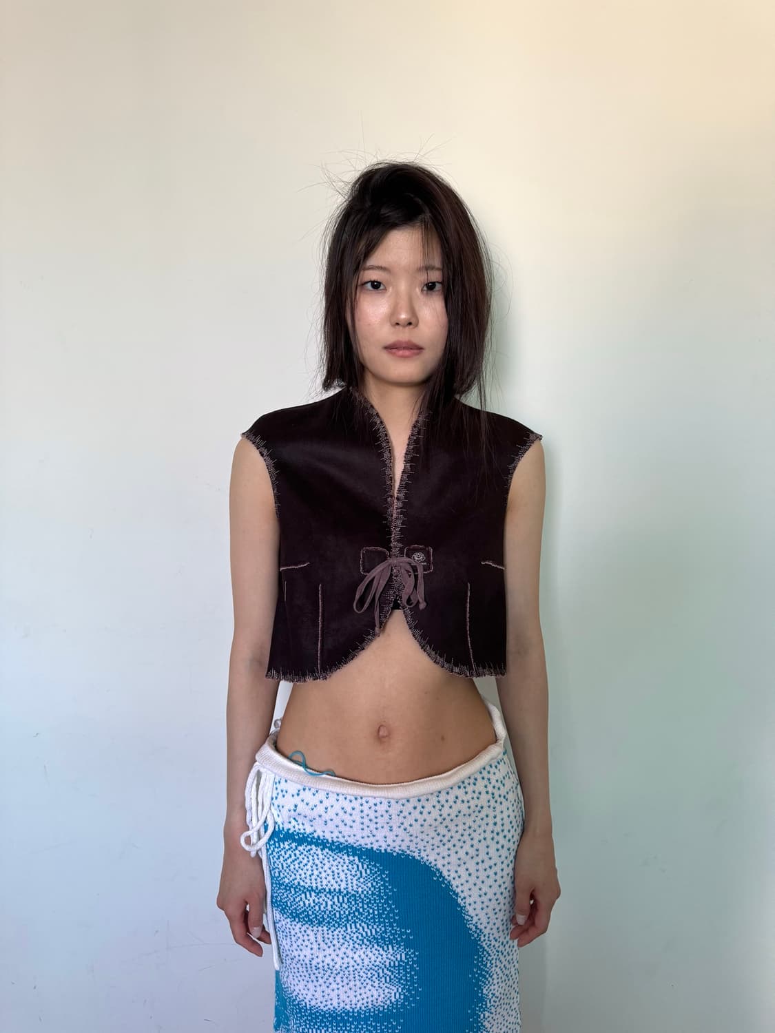 Cop Copine 스웨이드 베스트 상품이미지1