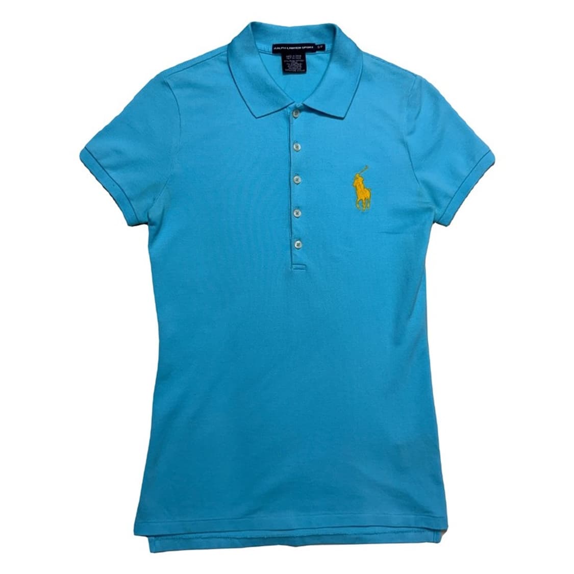 폴로 랄프로렌 빅포니 슬림핏 PK 카라 티셔츠 블루 S 상품이미지1