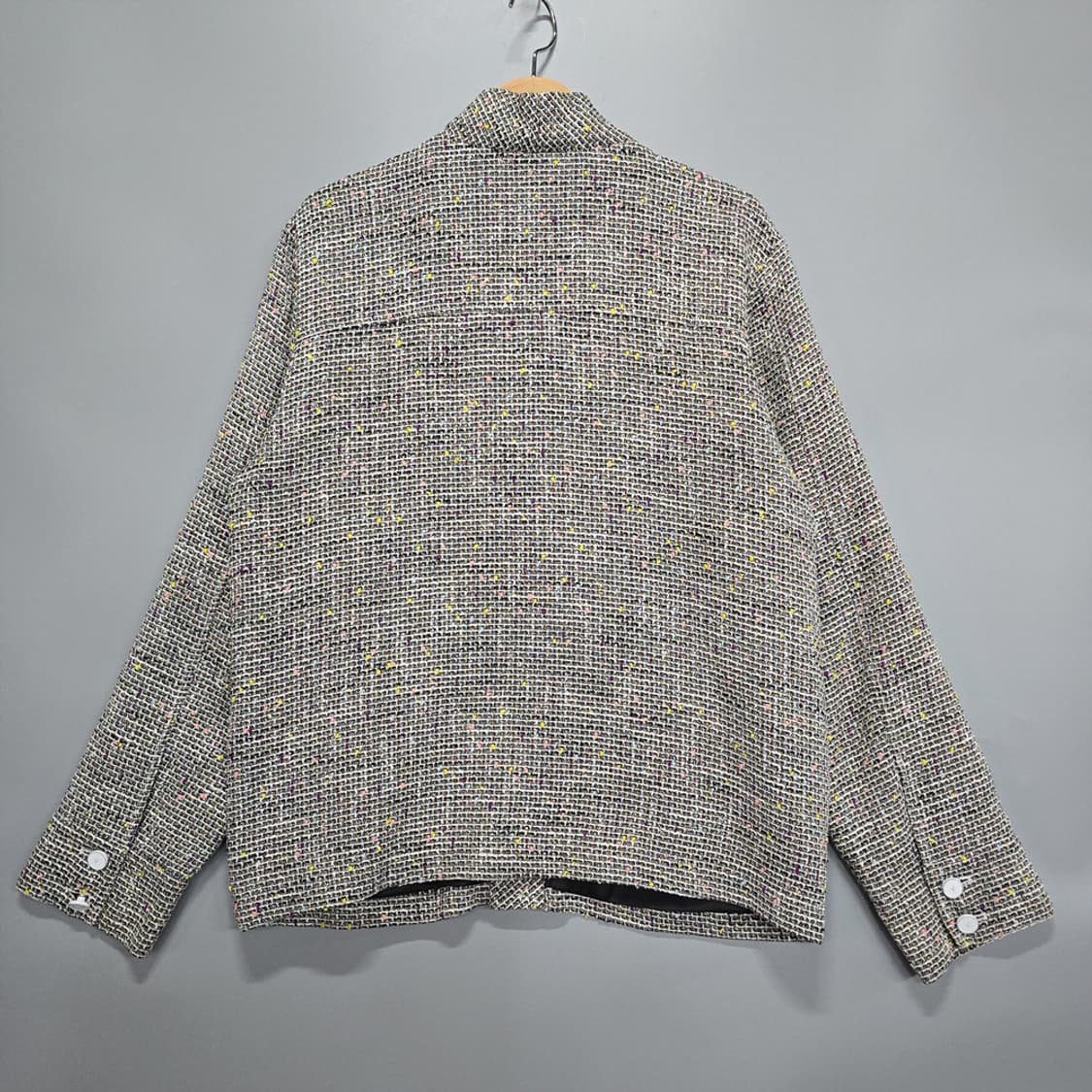 브이넥러브(VNECKLUV) 트위드 자켓 캐시미어혼방 S 상품이미지4