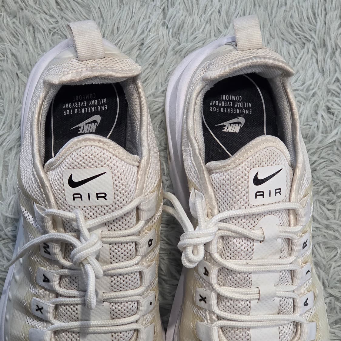 2w-8:나이키 에어 맥스 애드밋(AMX Axis) 화이트 25cm 상품이미지6