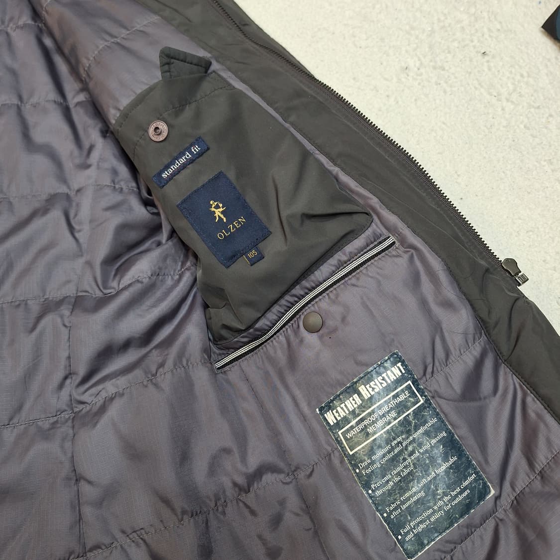 올젠  경량패딩자켓105 상품이미지4