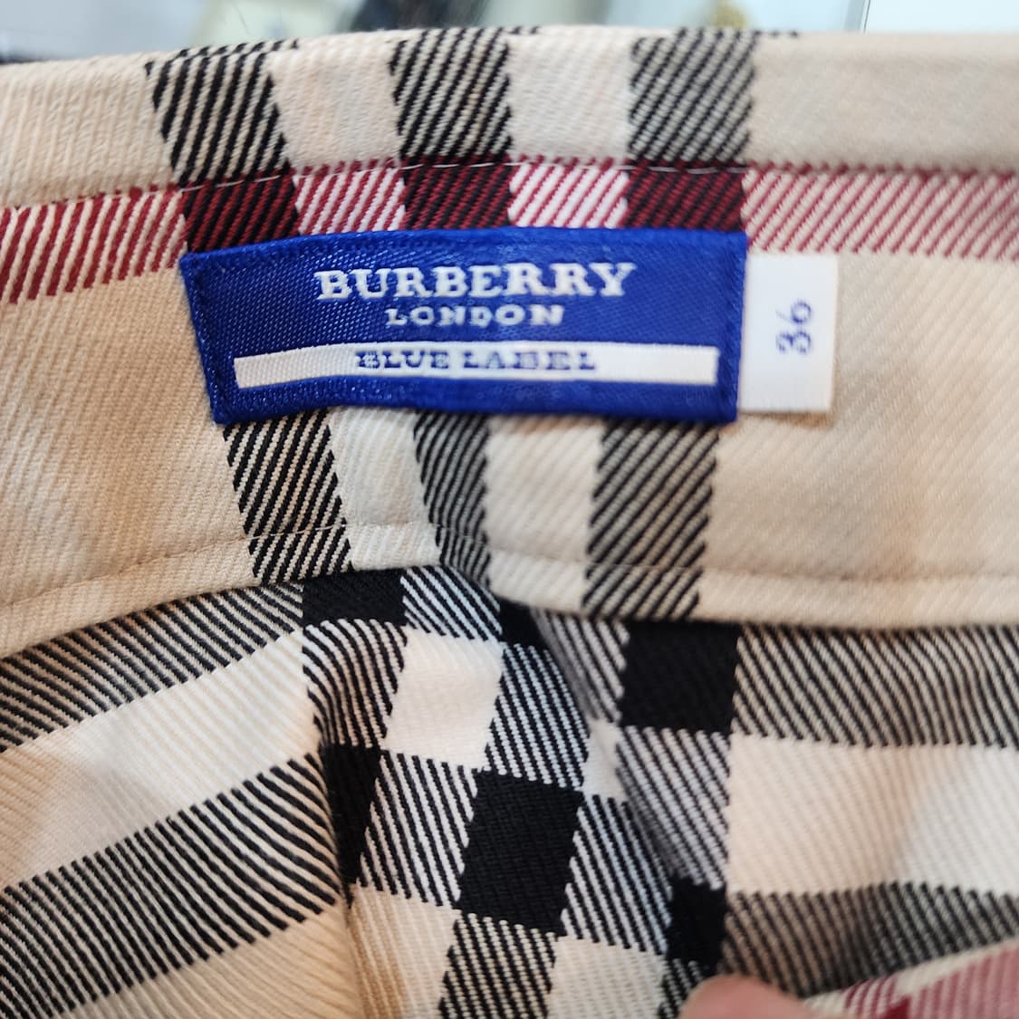 버버리 노바체크  스커트 36 상품이미지9