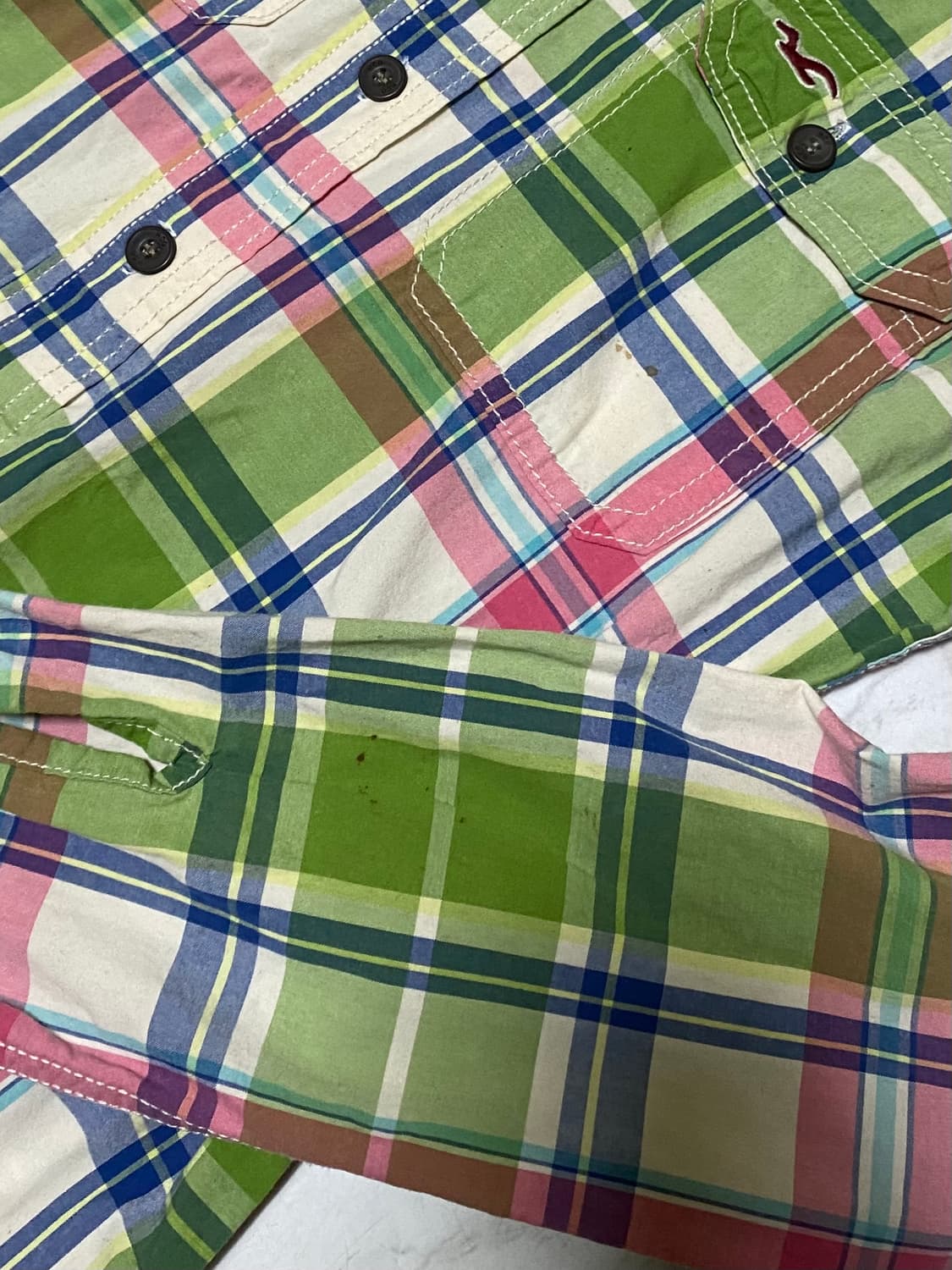 홀리스터 빈티지 패치 후드셔츠 사이즈 여성 95 상품이미지7