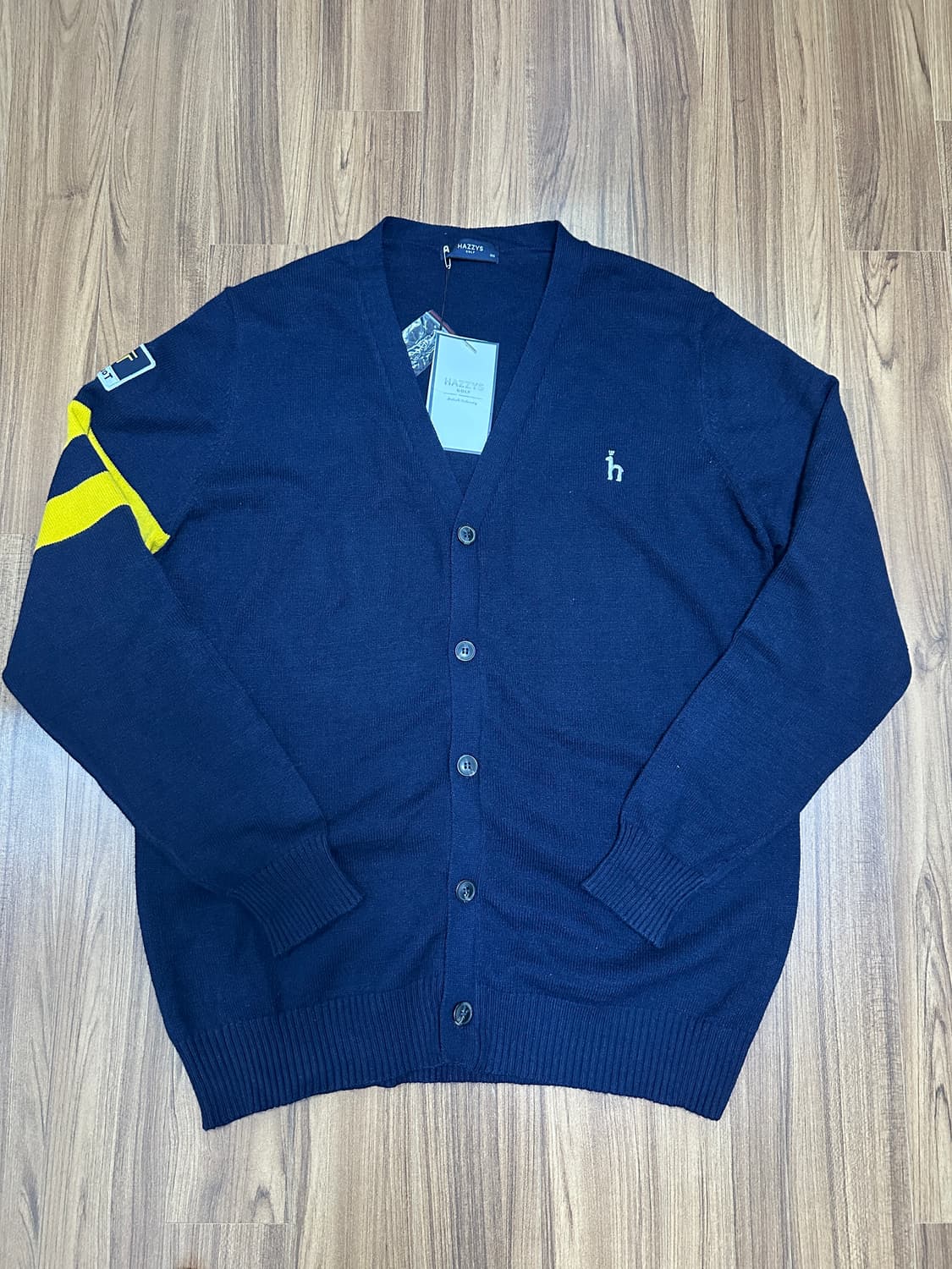 헤지스골프 카카오택시 브이넥 네이비 가디건 105 상품이미지1