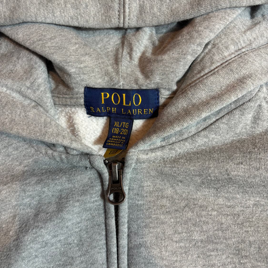 폴로랄프로렌 그레이 후드집업 상품이미지4