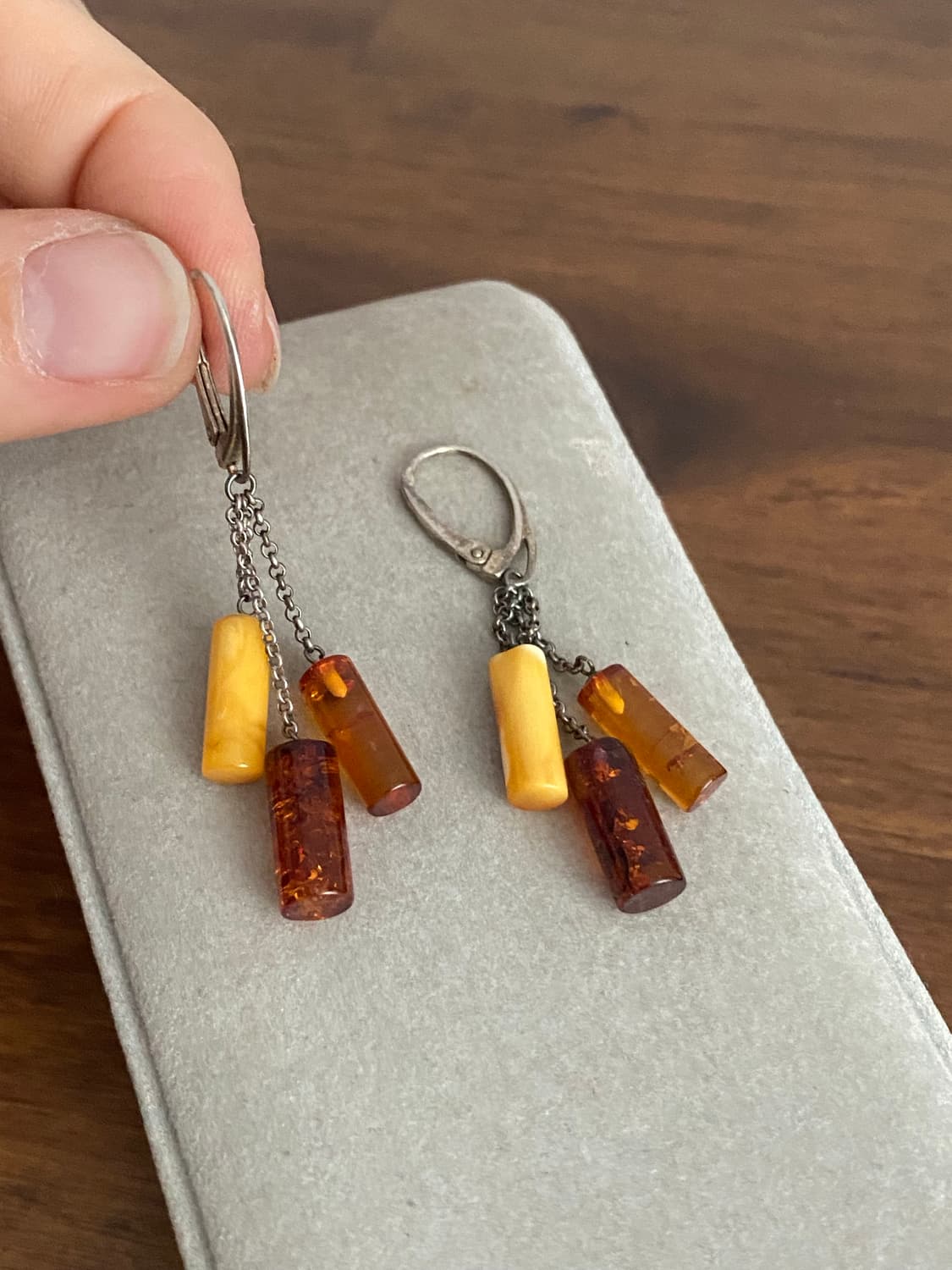 천연 앰버 팔찌(925 SILVER) 상품이미지1