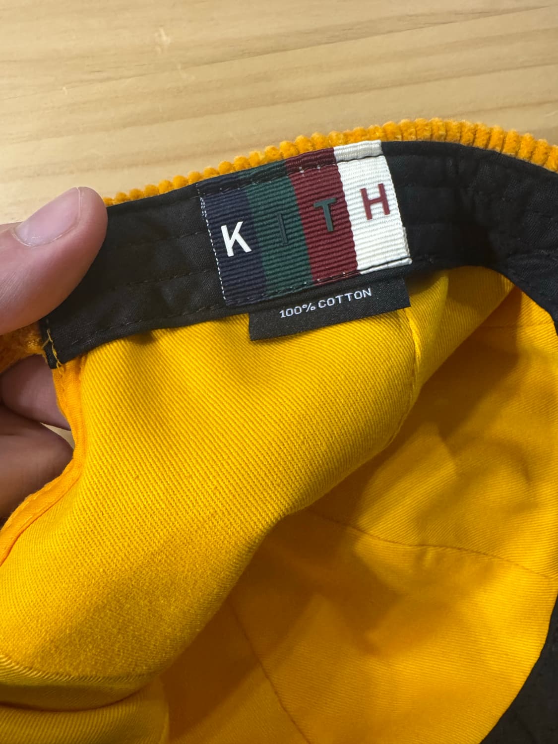 [OS] Kith 키스 코듀로이 모자 옐로우 상품이미지2