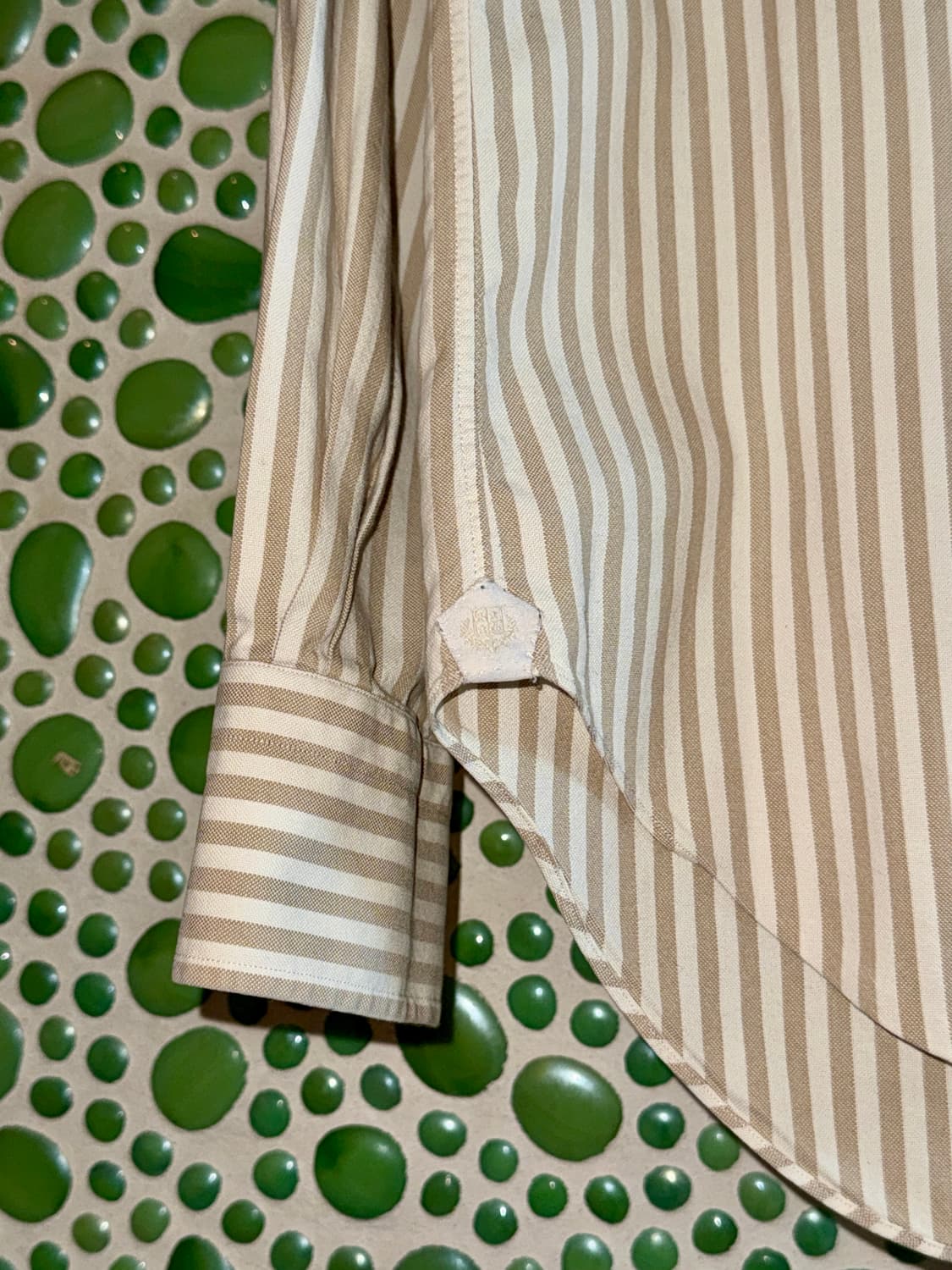 Loro Piana 코튼 카시미어 스트라이프 BD 셔츠 상품이미지7