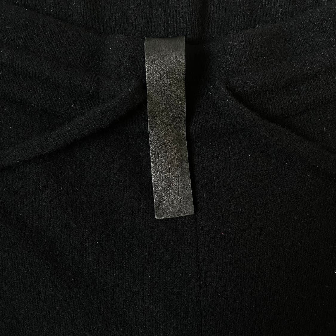 [L] 크롬하츠 니트 캐시미어 스크립트 팬츠 블랙 상품이미지5