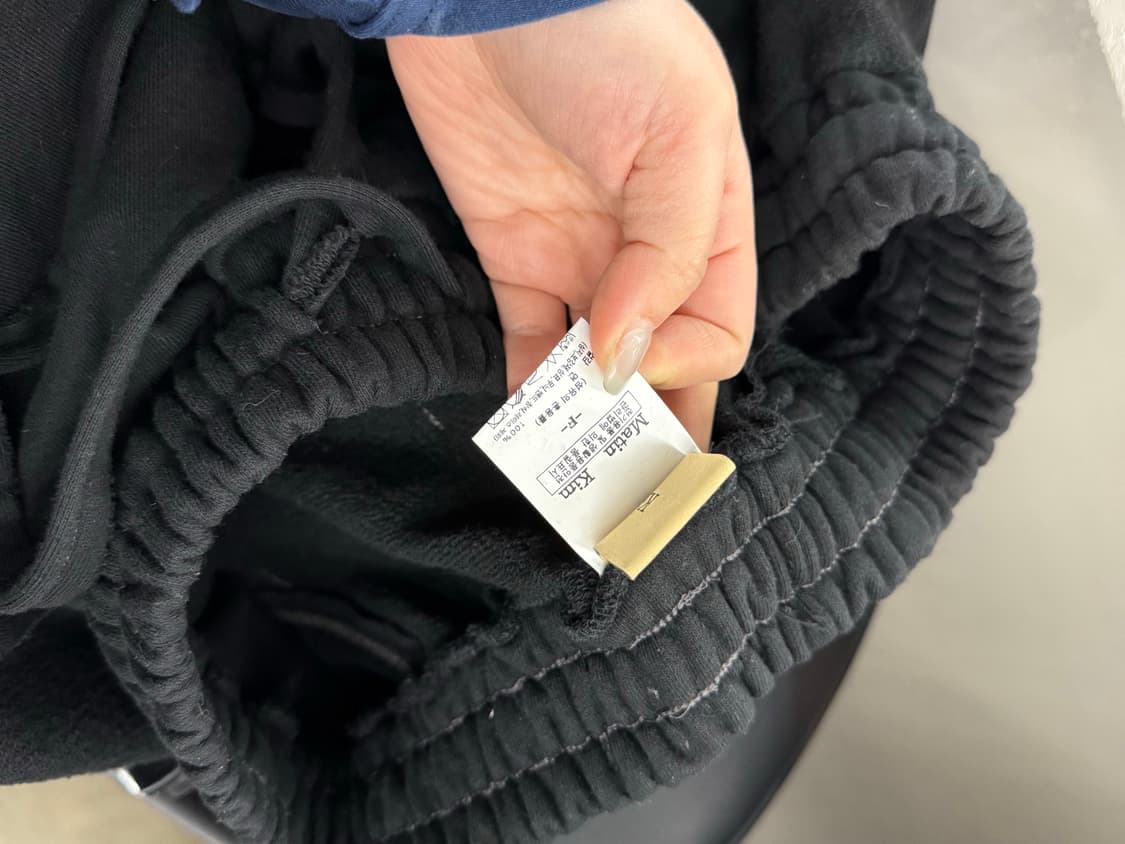 Matin Kim 마뗑킴 카고 리본 스웻팬츠 블랙 Free 상품이미지7