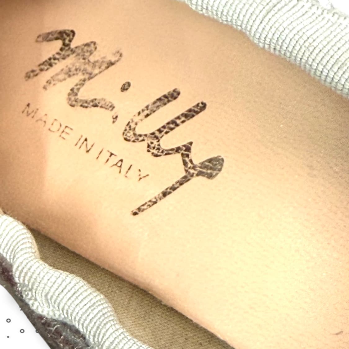 37.5 Milly 밀리 이태리 쥬얼 플랫 슈즈 실버 상품이미지5