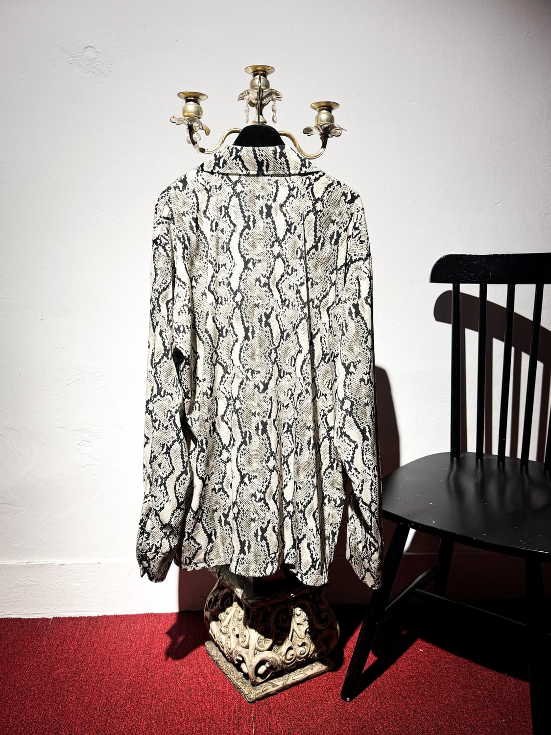 Python Pattern Oversized Shirt 상품이미지4