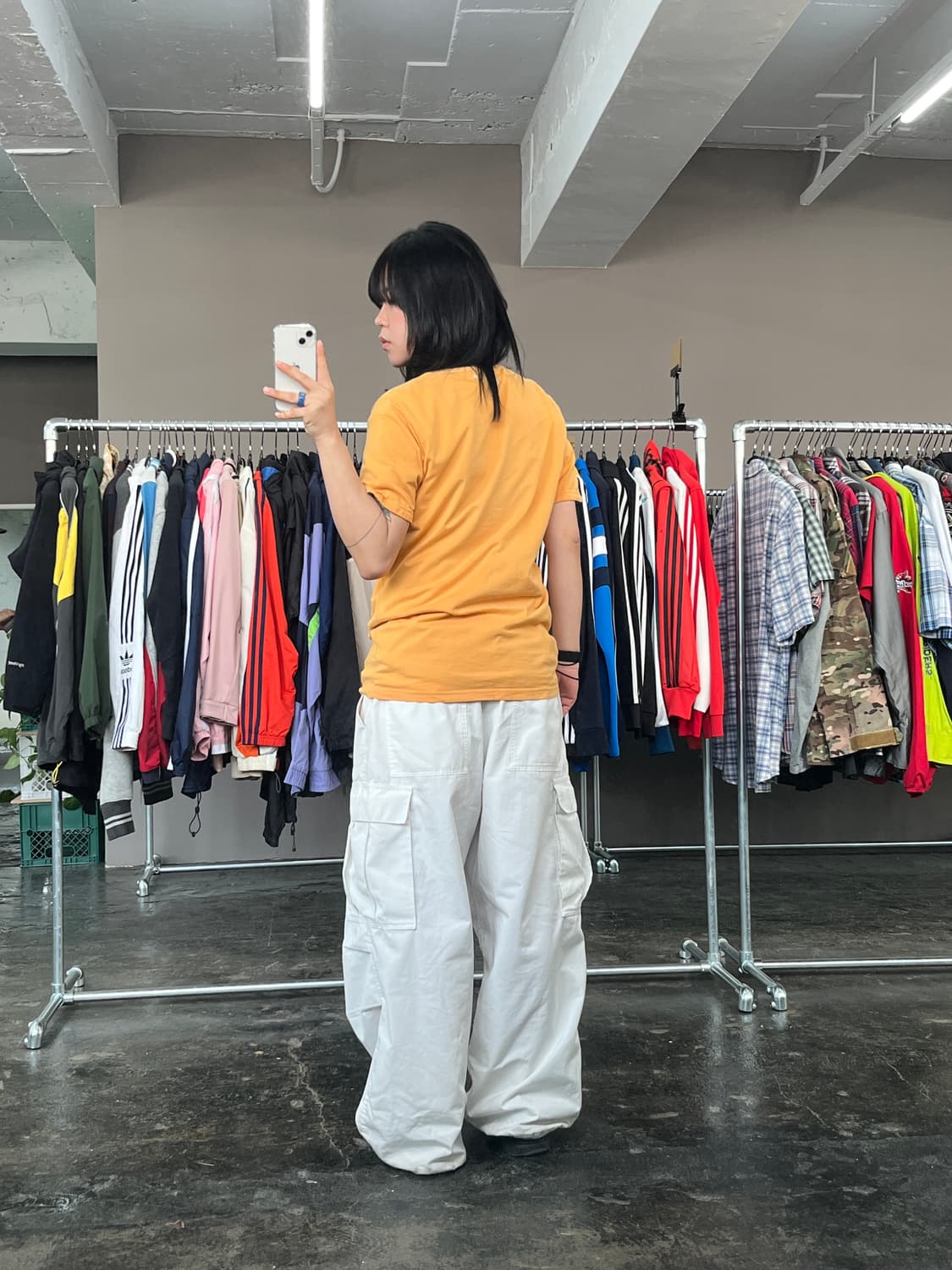 컨버스 패치 로고 프린틴 반팔 티셔츠 상품이미지5