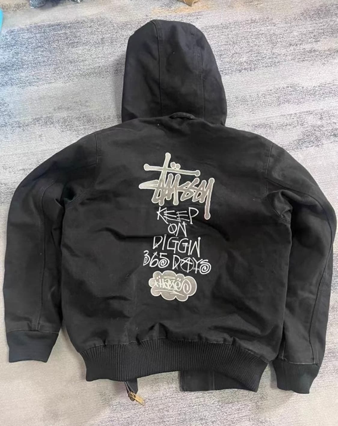 Carhartt×Haze×Stussy 엑티브 후드 자켓 m 상품이미지2