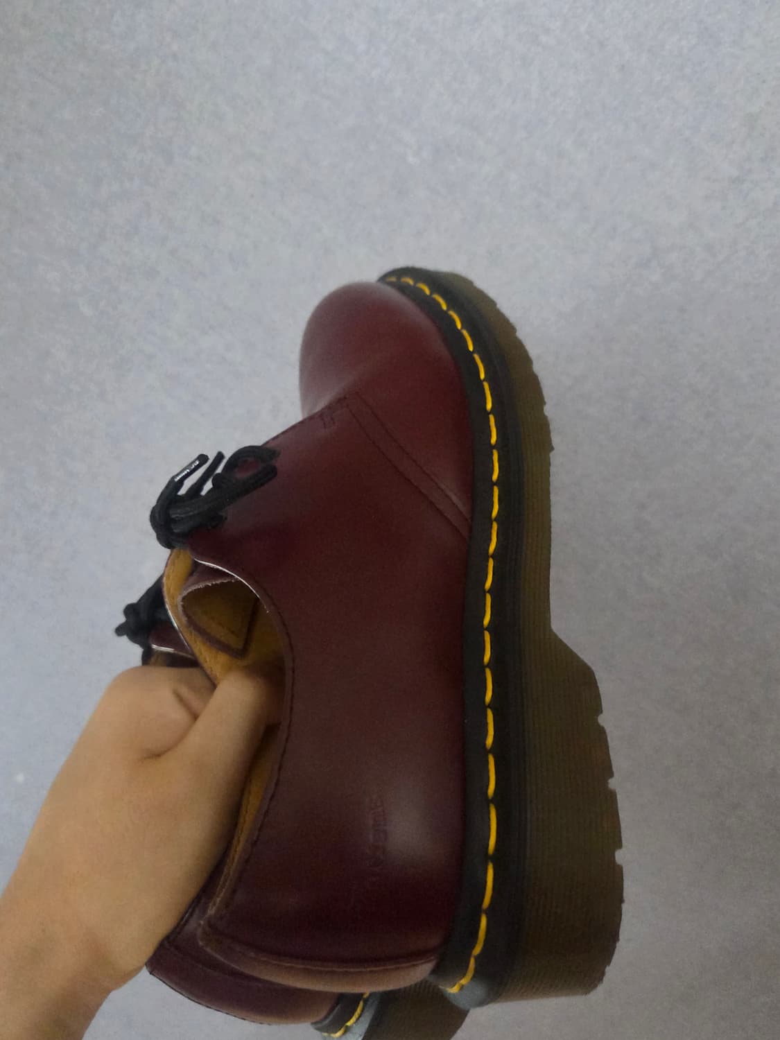 UK3 220 닥터마틴 3홀 1461 스무스 체리레드 상품이미지4