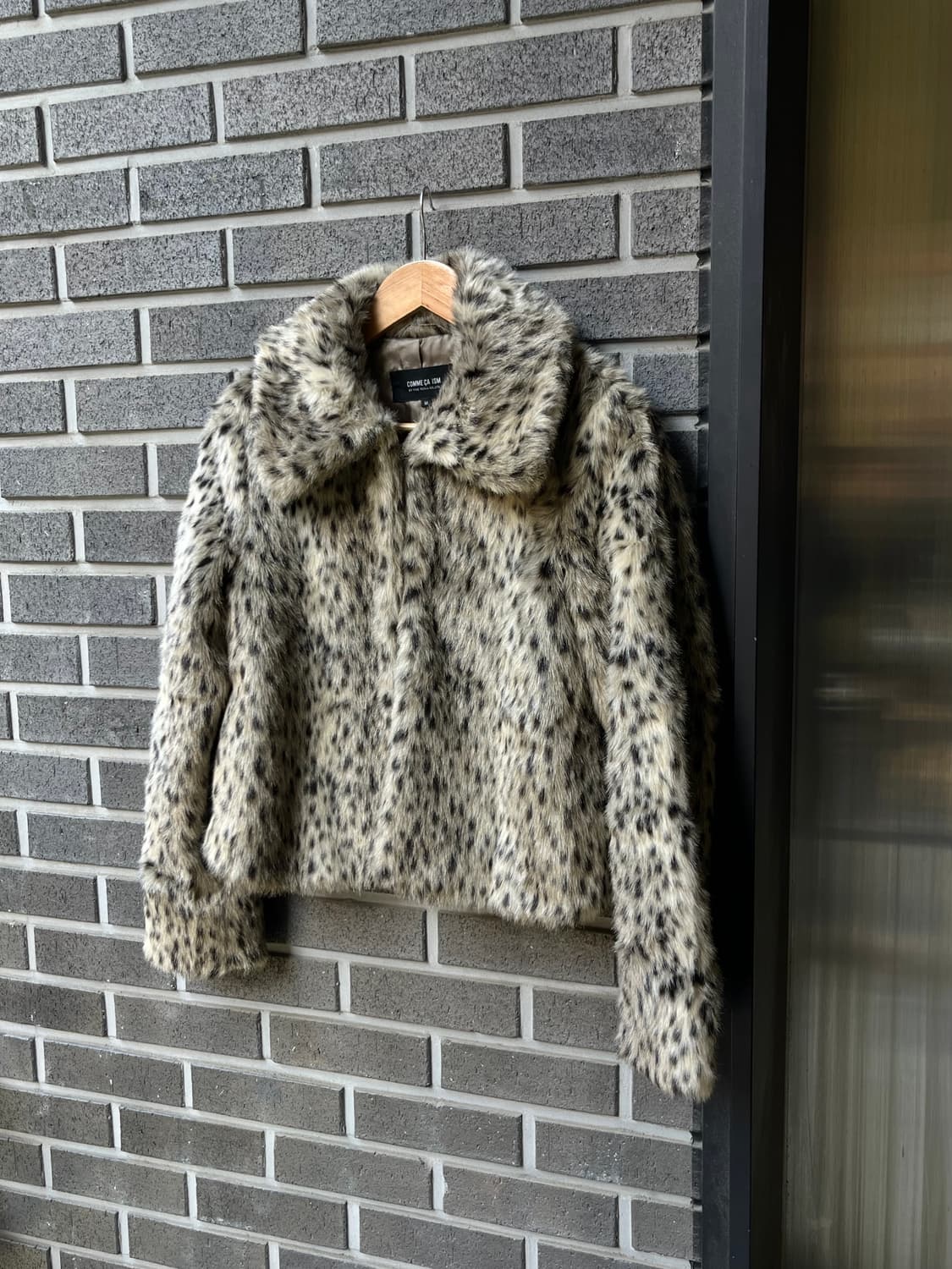 COMME CA ISM 레오파드 퍼자켓 상품이미지1