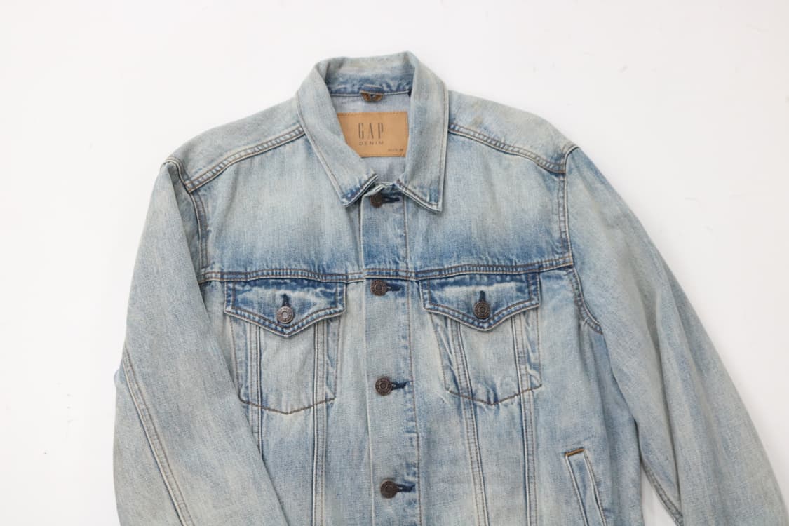 GAP 갭 빈티지 1969 워싱 데님 트러커 자켓 (M) 상품이미지2