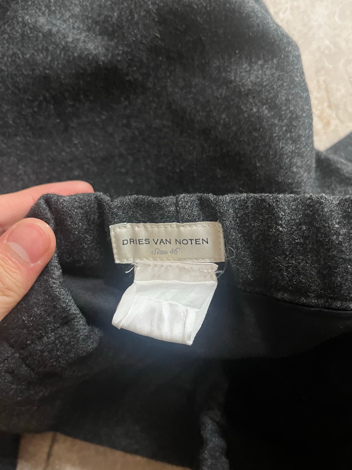 드리스 반 노튼 울 팬츠 상품이미지4
