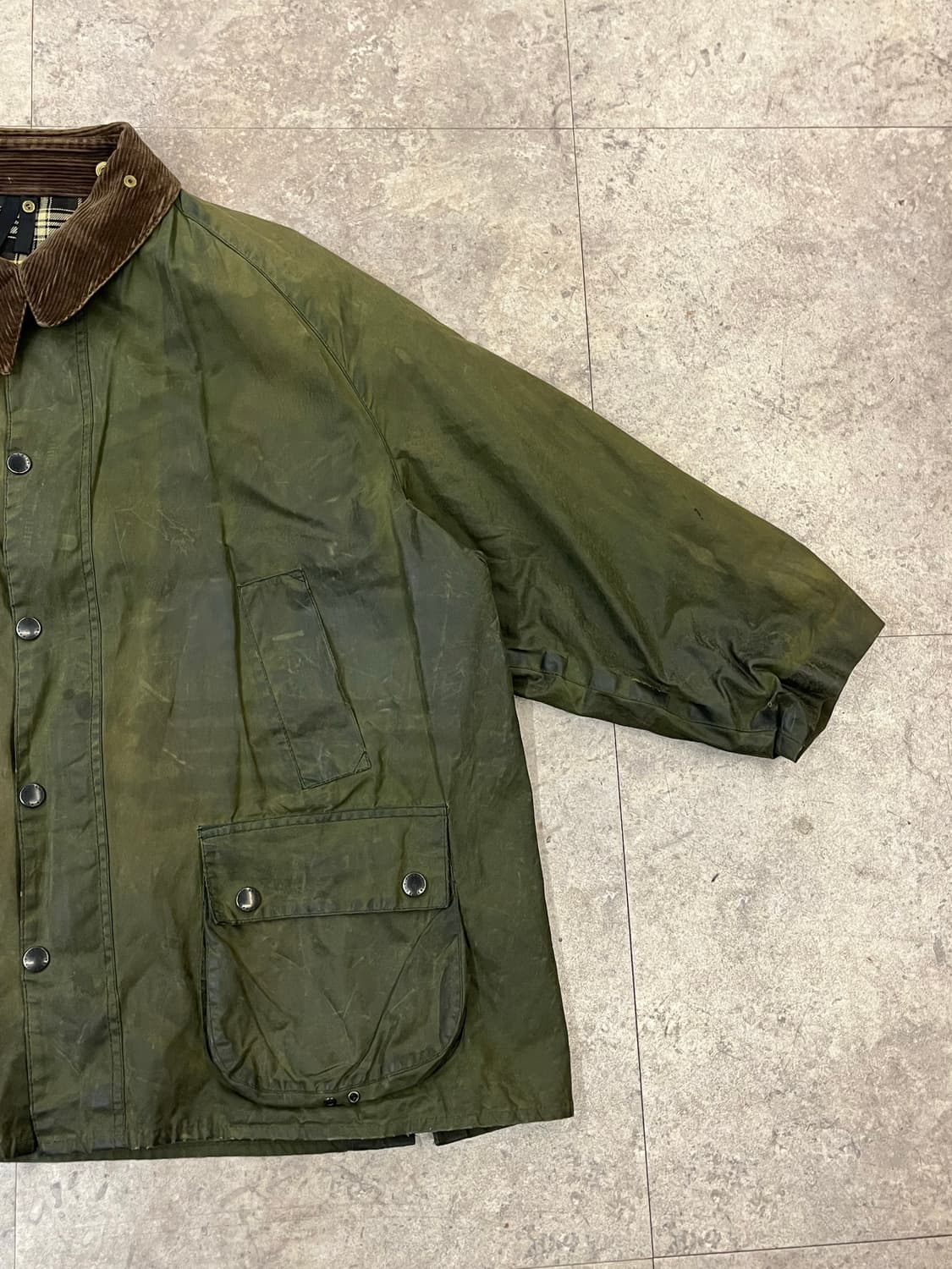 바버 왁스 자켓 카키  #csz1853 상품이미지6