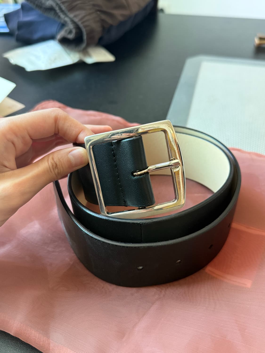 Maryam nassir zadeh 가죽 벨트 새상품 상품이미지2