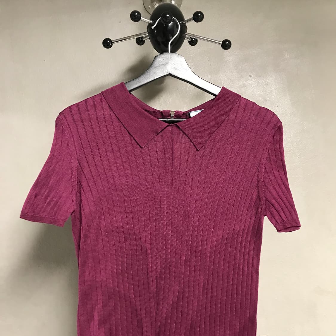 프라다 니트 반팔 카라티 44(W) 상품이미지2