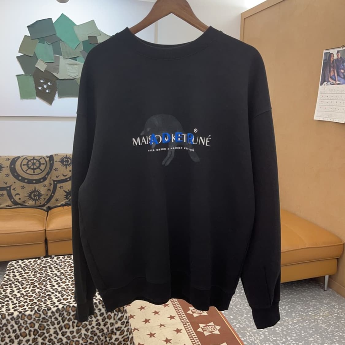 메종 키츠네X아더에러 점프폭스 캐주얼 시크 맨투맨 3 C09394 상품이미지3