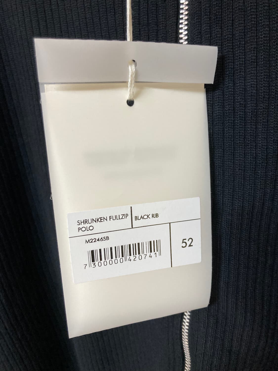 아워레가시 슈렁큰 풀 집 폴로 블랙 52 상품이미지3