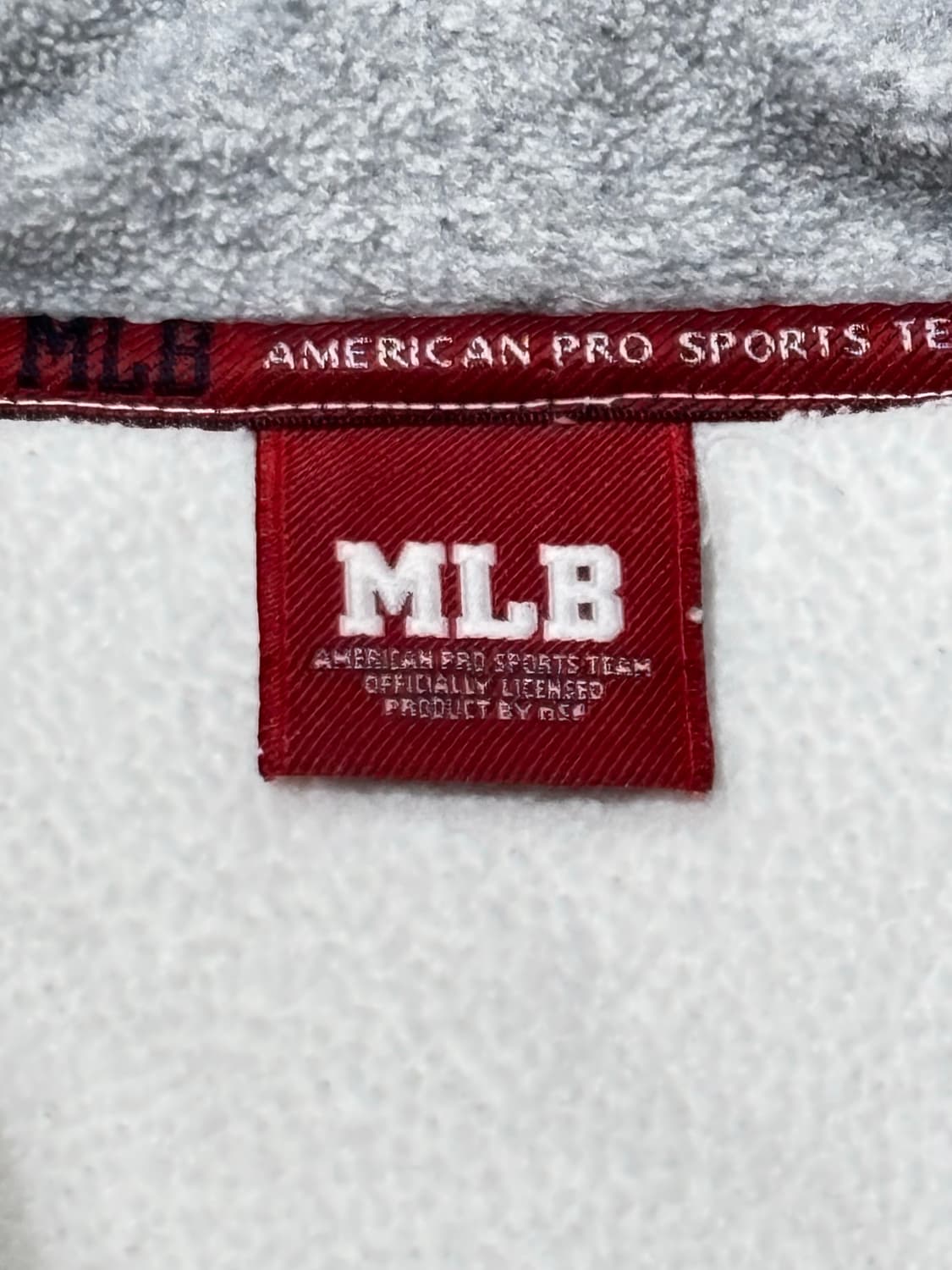 MLb 양키스 화이트 후리스 집업 상품이미지7