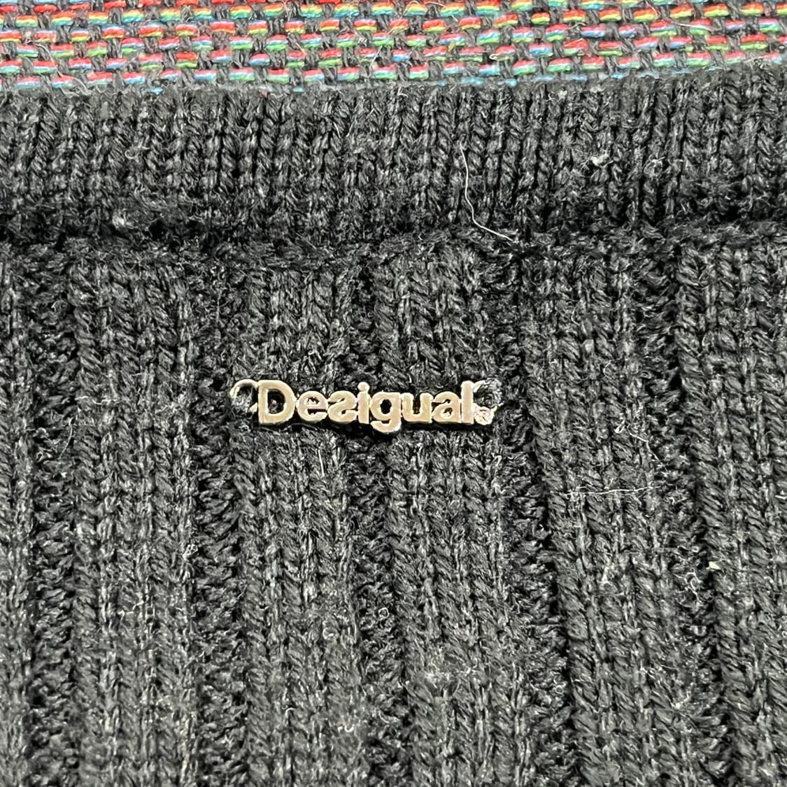 [Desigual] 데시구알 키치 하트포켓 케이블 니트 상품이미지7