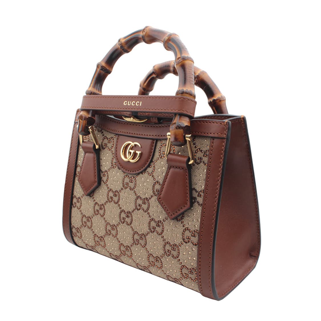 구찌 미니 뱀부 토트 겸 크로스백 한정판 상품이미지2