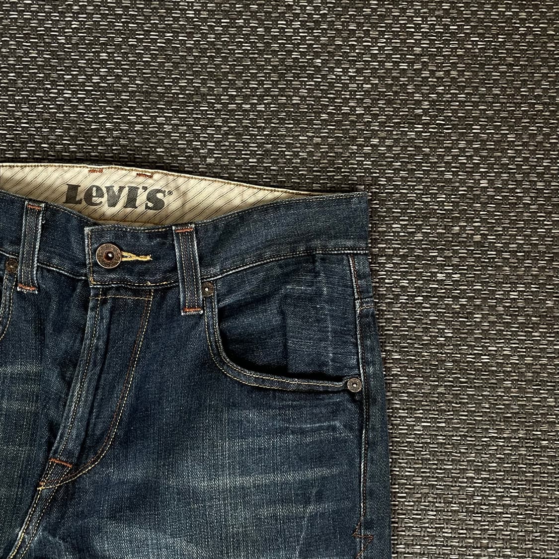 (30) 리바이스 00s 스트레이트핏 진청 데님팬츠 상품이미지3