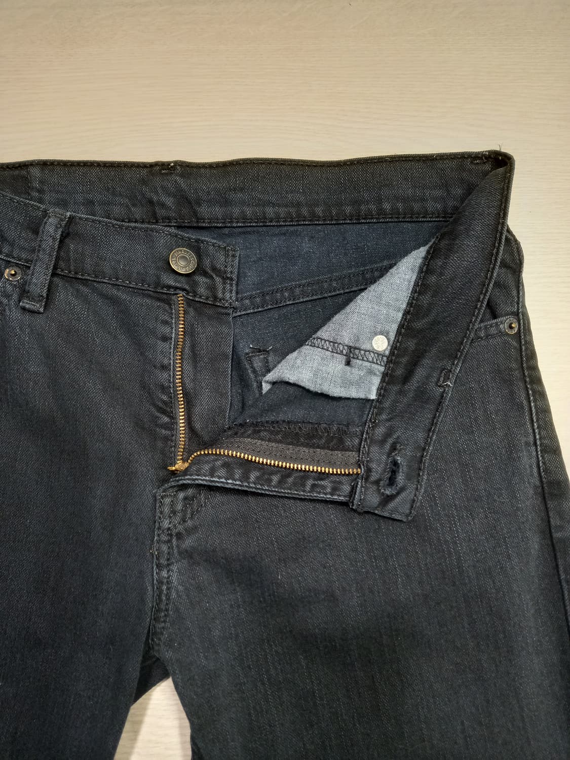 30 리바이스511 멕시코 스판 슬림일자진 흑청 30-179 상품이미지7