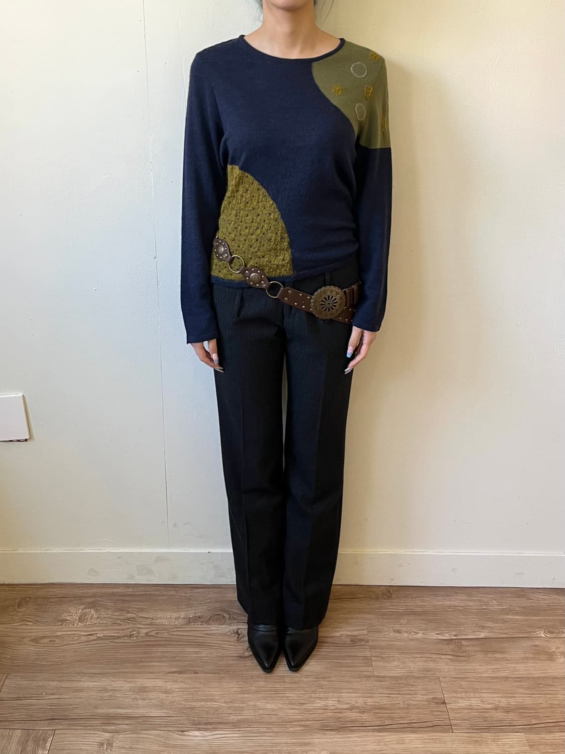 JILL STUART 스트라이프 슬랙스 상품이미지7