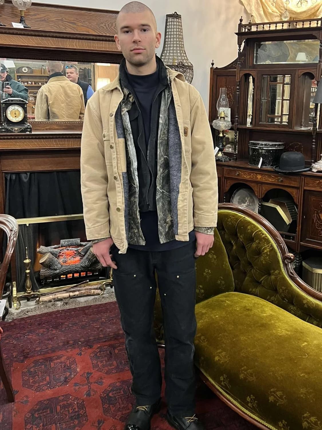 90s OG 빈티지 칼하트 초어자켓 워크자켓 c02 wet 초어코트 상품이미지9