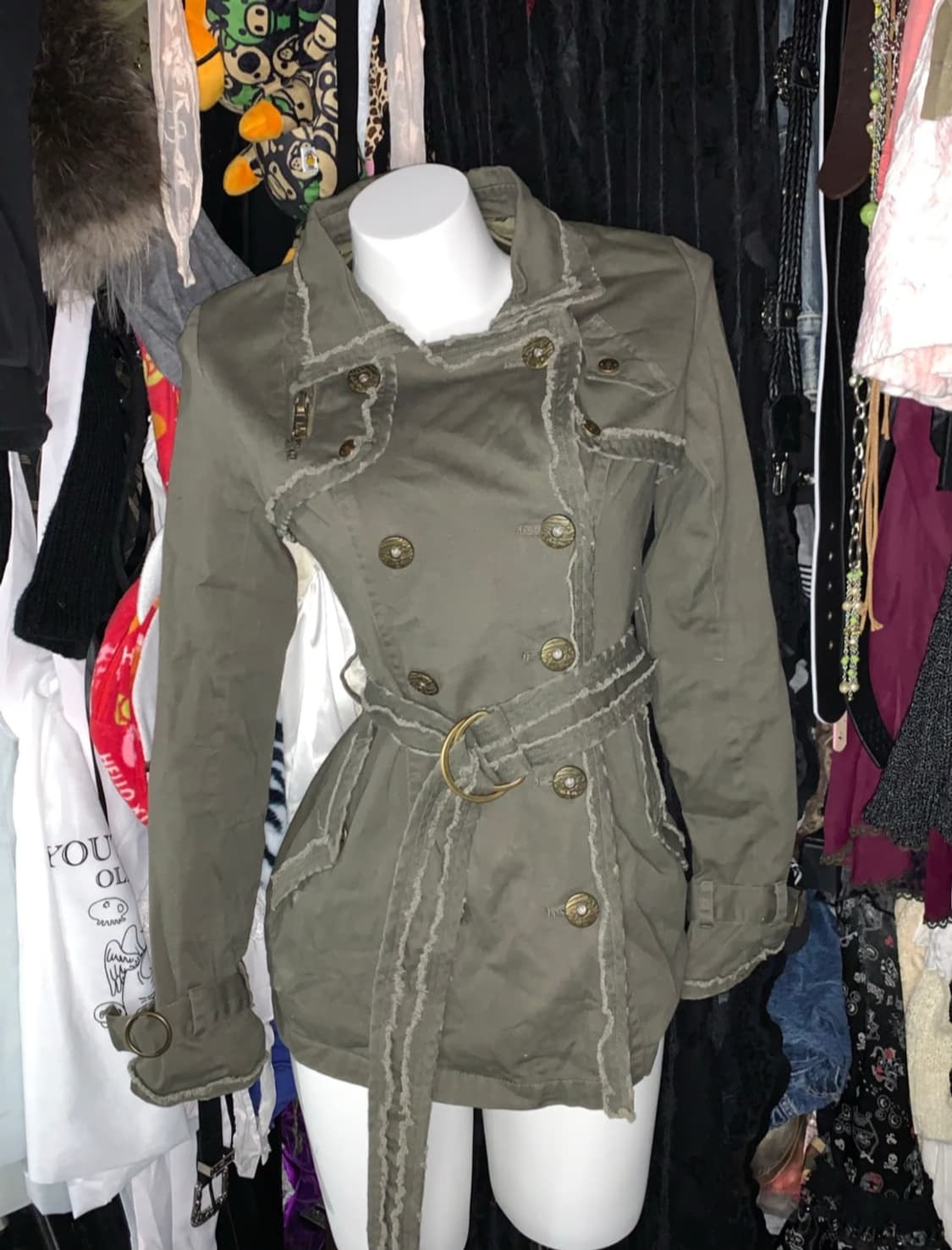 D.I.A 갸루y2k 카키 자켓 상품이미지1