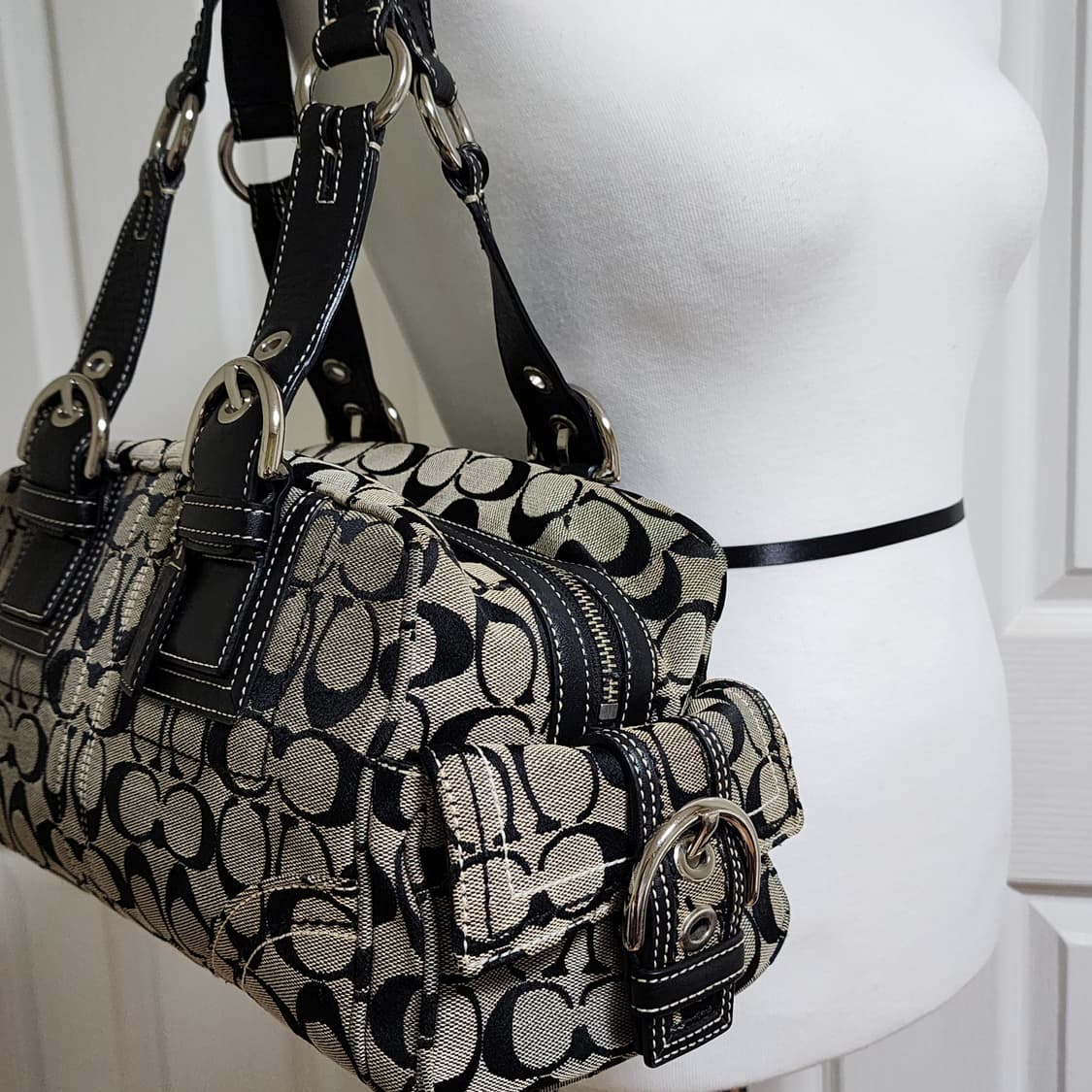 상태굿)코치 햄튼 사첼 숄더백 상품이미지2