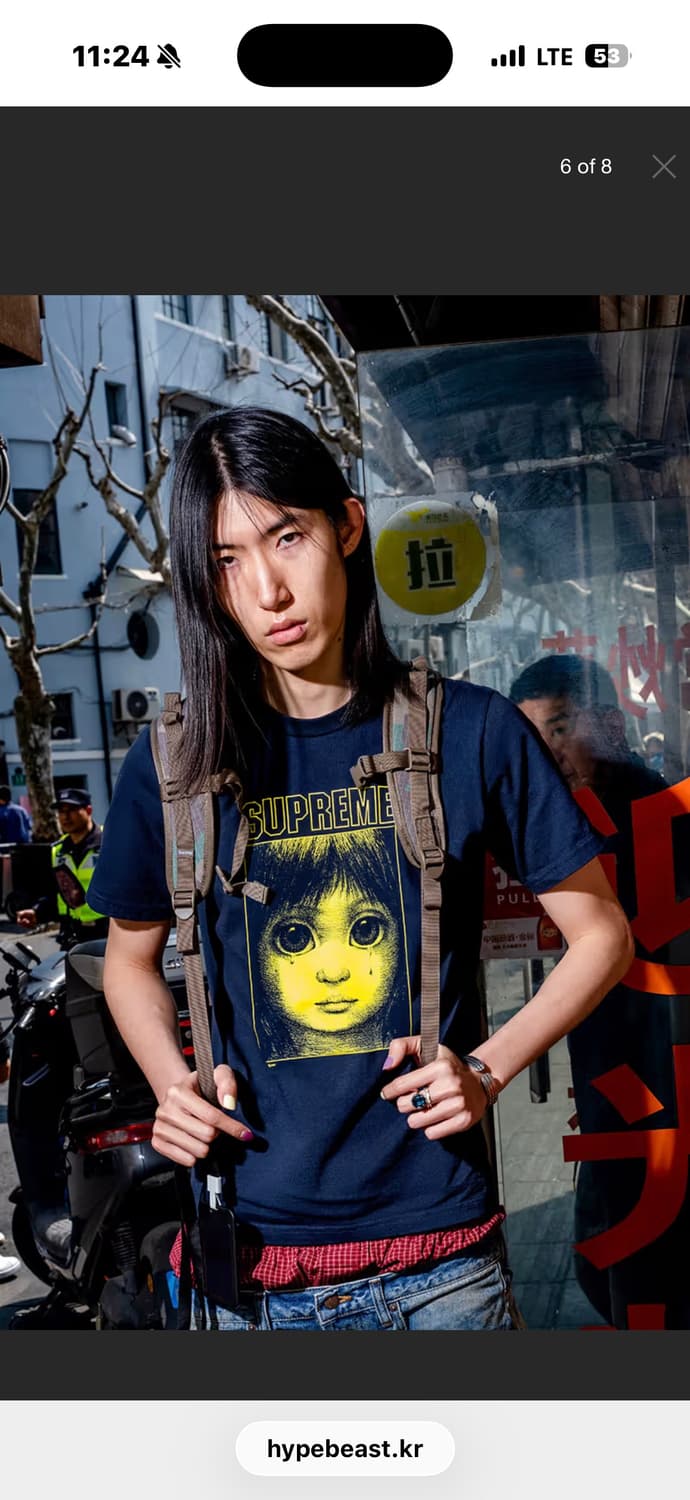 슈프림 마가렛 킨 티셔츠  상품이미지1