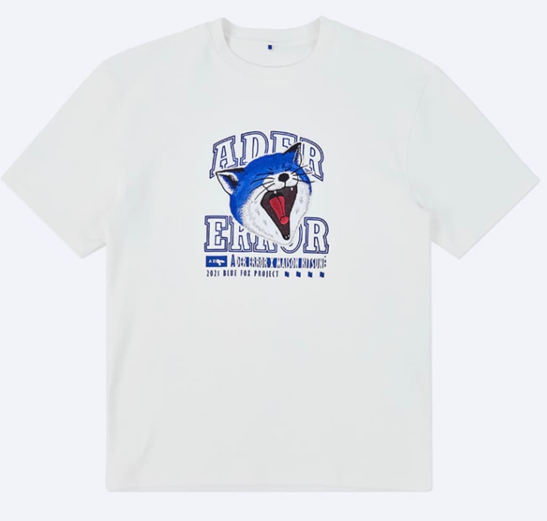 (새상품/XL)아더에러x메종키츠네 콜라보 얀 폭스 오프 화이트 상품이미지6