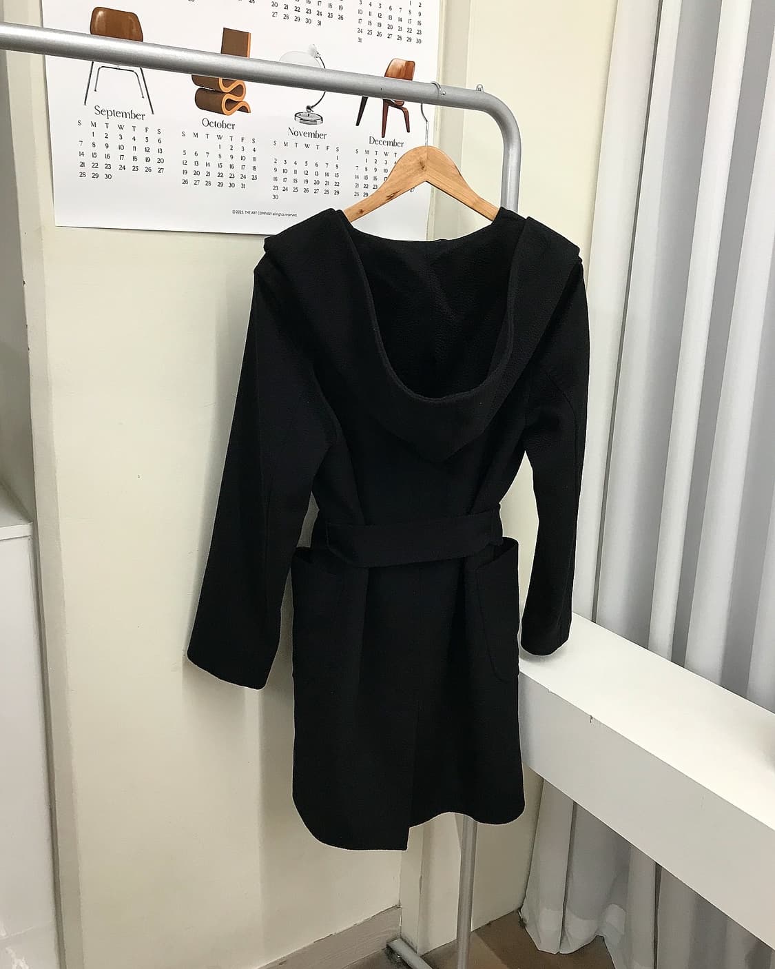 막스마라 카멜울 후드 벨티드 코트 상품이미지3