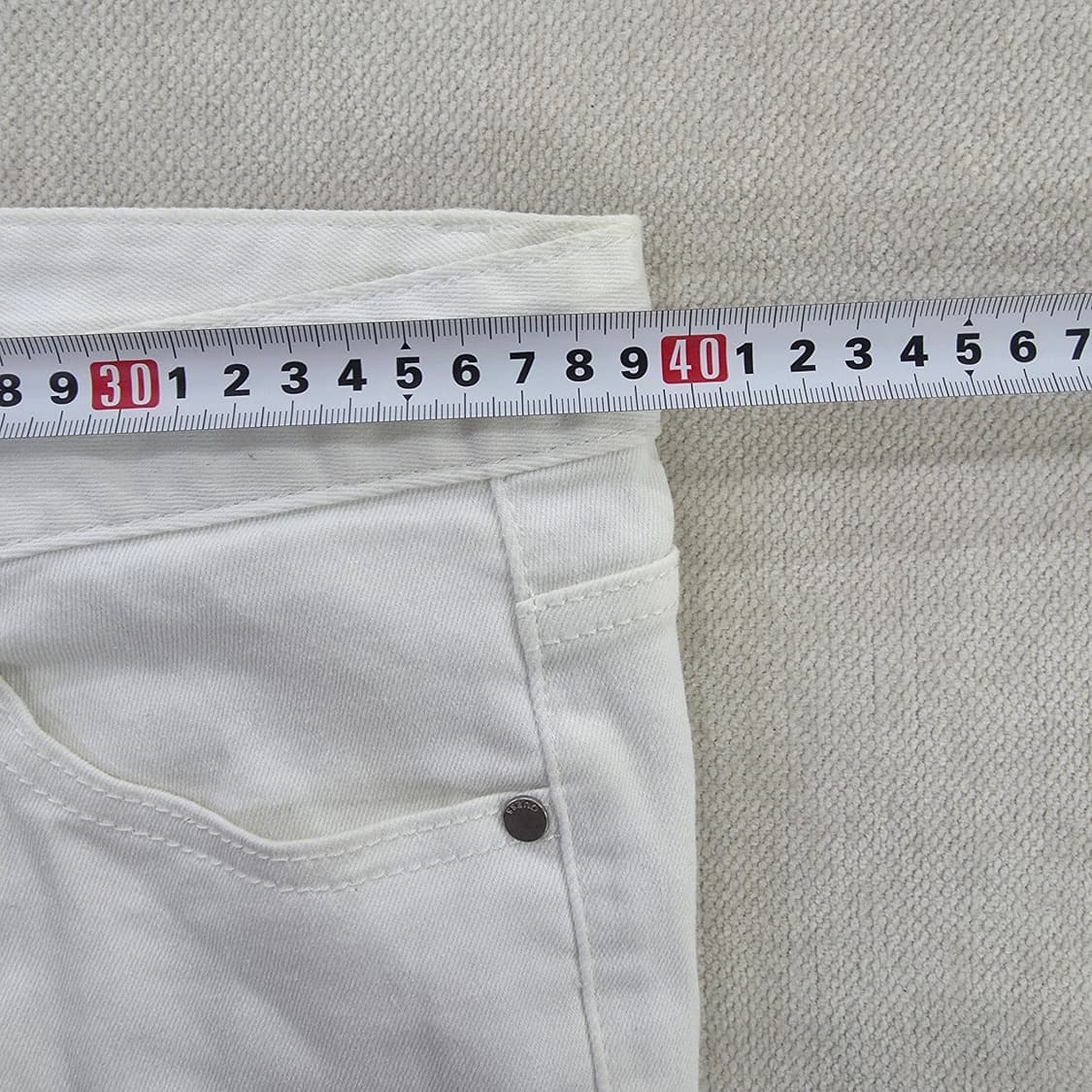 [28] 게스 여성 화이트 진 흰바지 1231J 상품이미지8