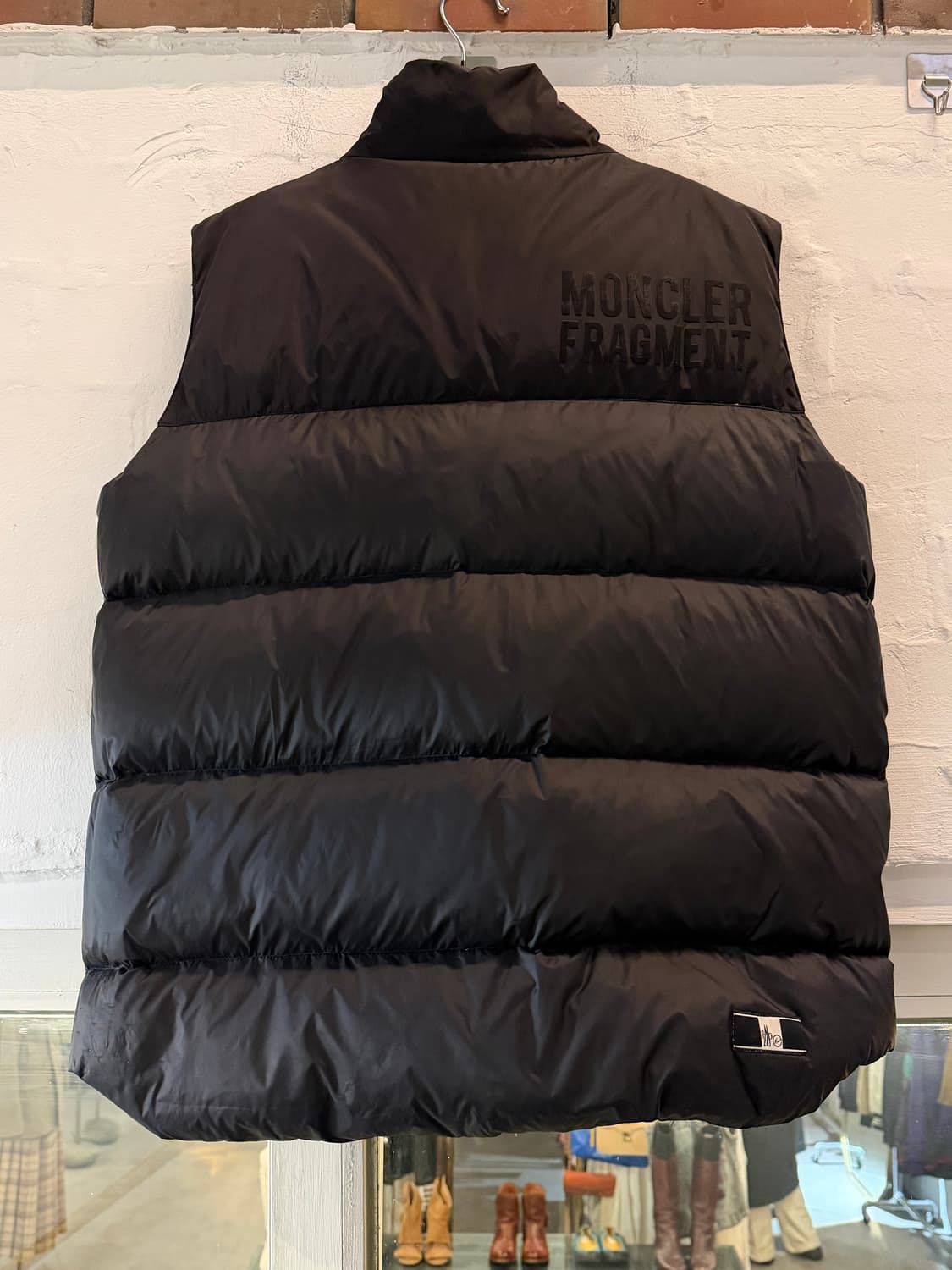 Moncler x Fragment 몽클레어 프라그먼트 블랙 조끼 패딩 4 상품이미지7