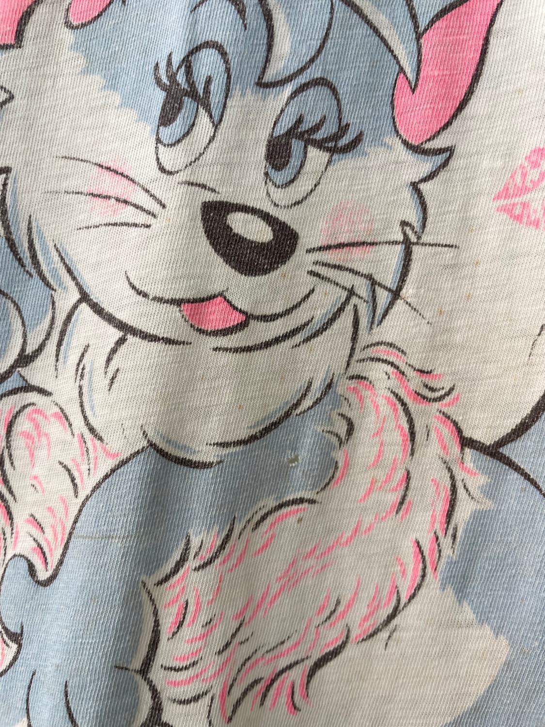 1980s Vintage French Cartoon Cat T-shirt 상품이미지8