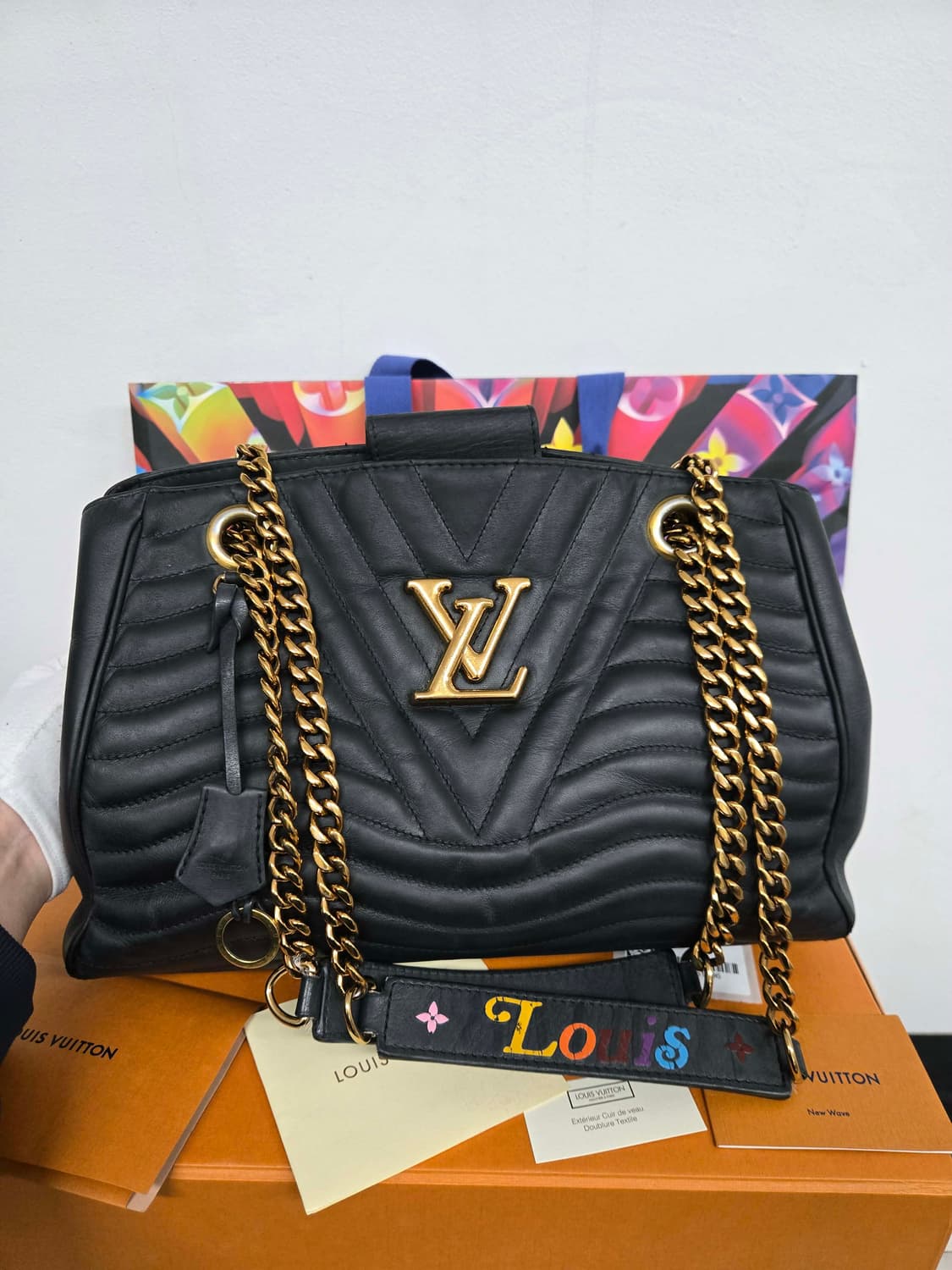 [보증서 정품] 루이비통 뉴 웨이브 체인 숄더백 상품이미지2