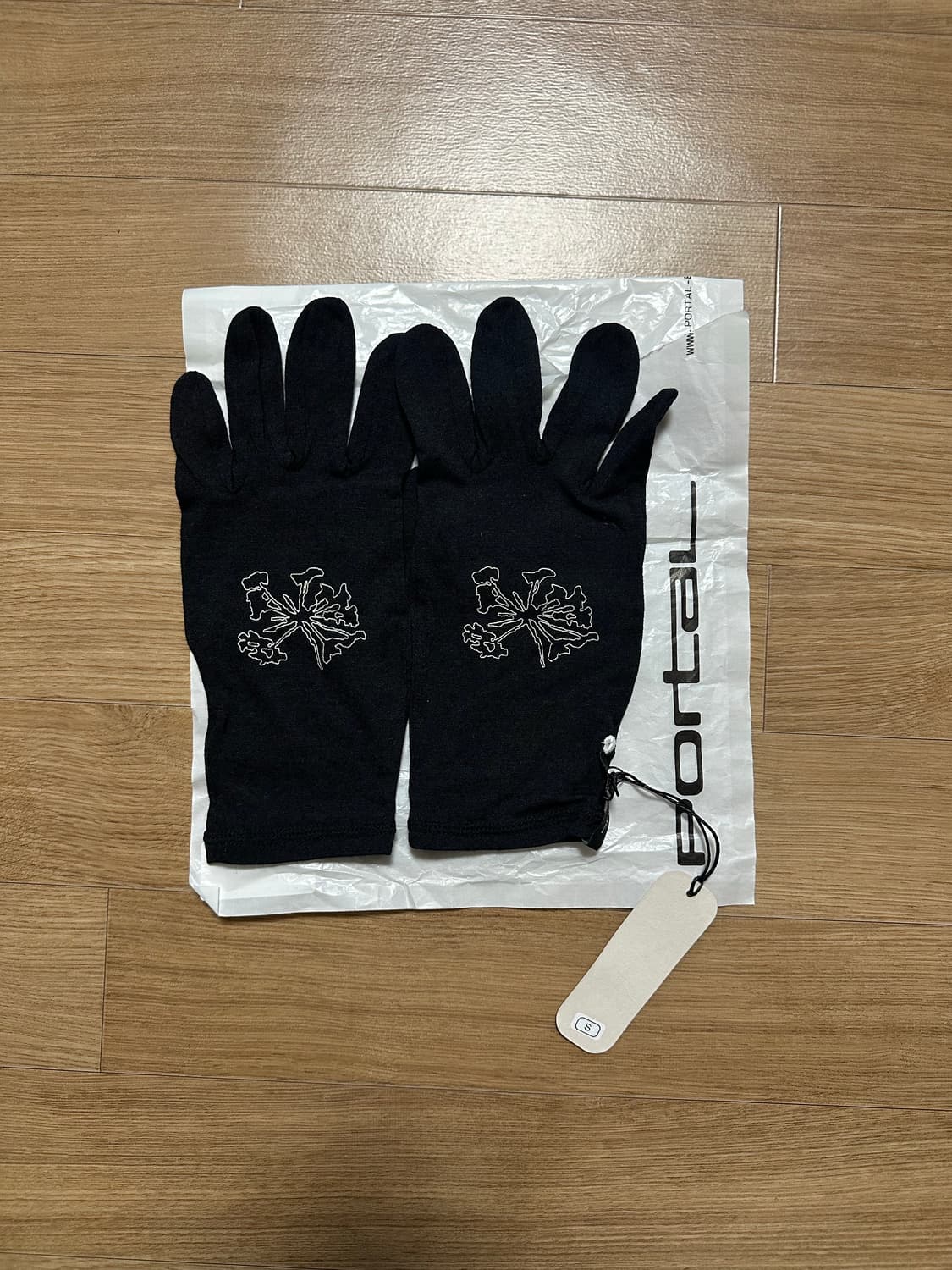 포탈러닝 장갑 S 블랙 새상품 상품이미지1