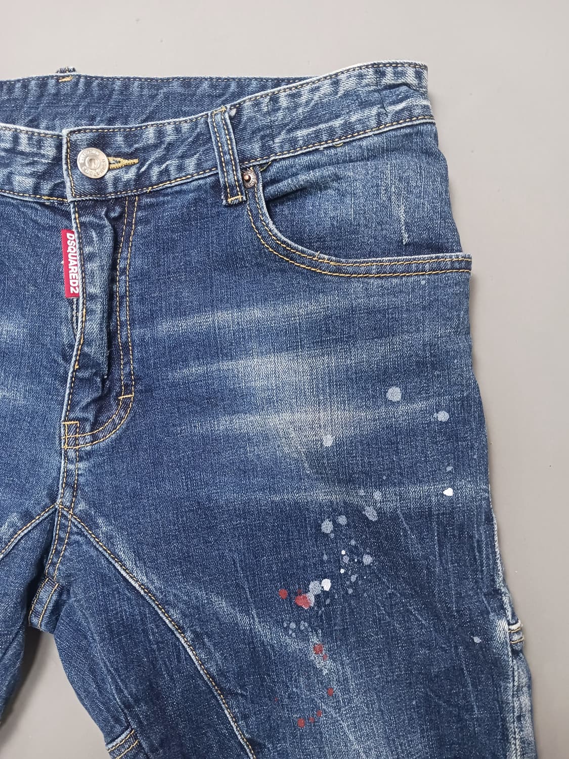 [31] 디스퀘어드2 페인트스팟 바이커진 청바지 상품이미지4