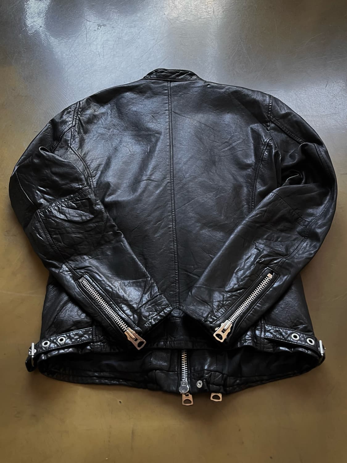 Nano•Universe Multi Zip Leather Jacket 상품이미지10