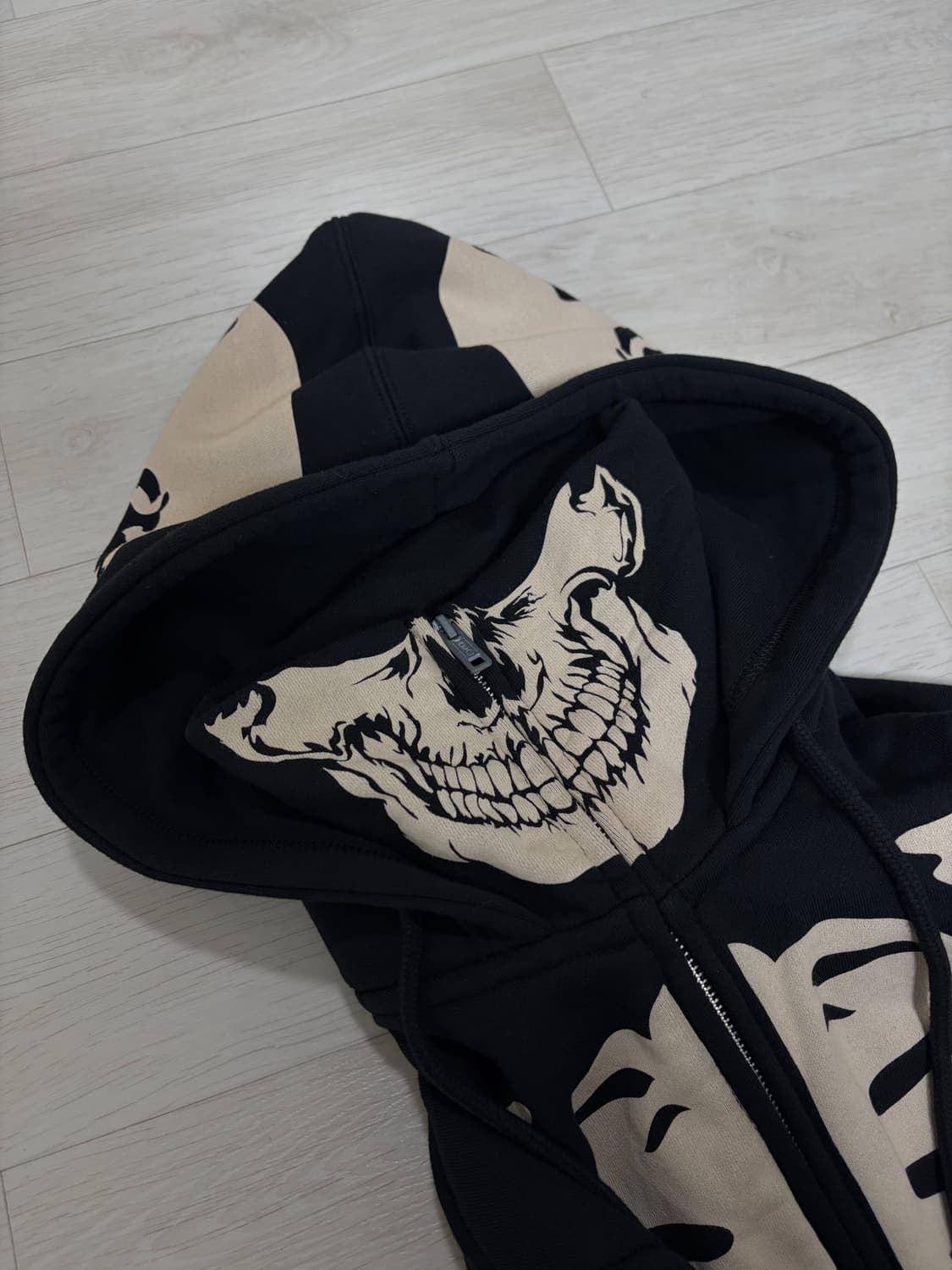 벤슨 본 스켈레톤 넥 워머 후드집업 상품이미지3